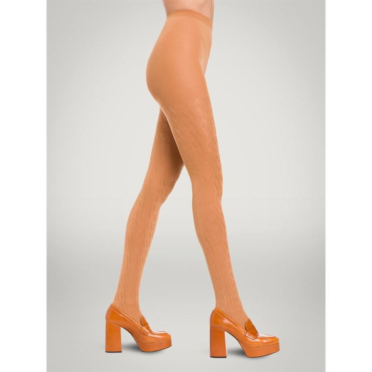 Wolford Monogram Jacquard Strømpebukser, Lion